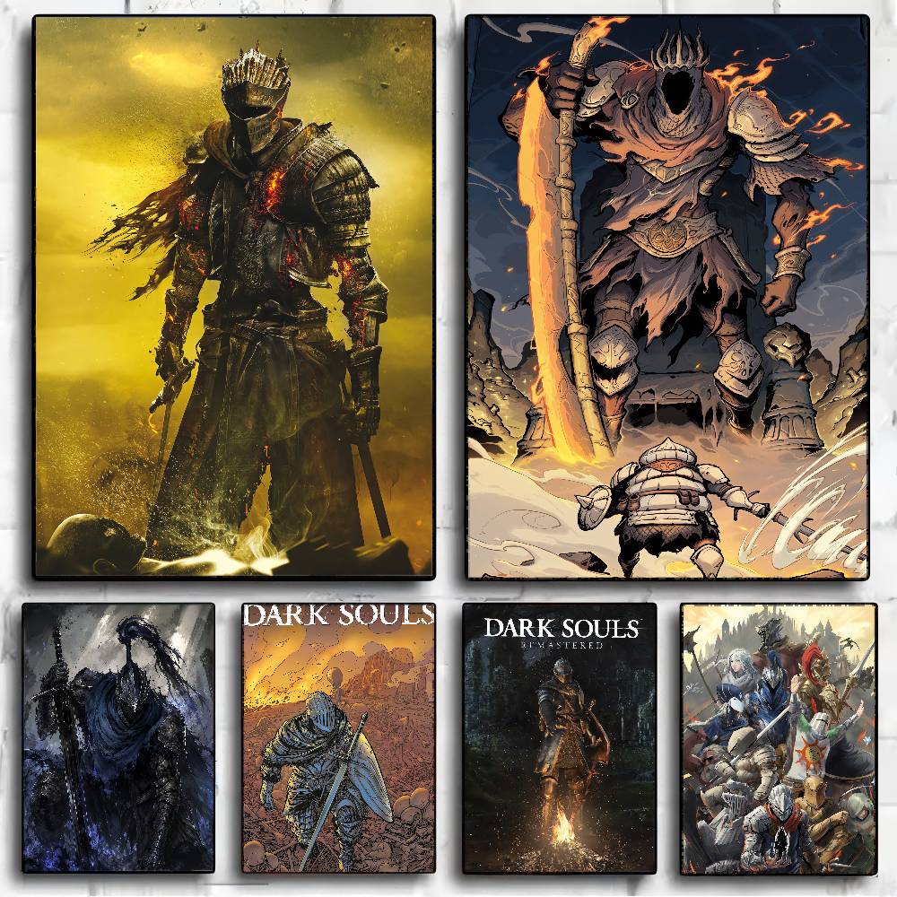 Retro Poster Gaming - GAME Dark Souls Vintage Posters Sticky