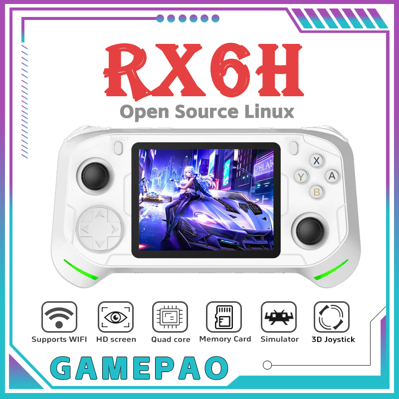 Retro Gaming Images - Open Source RX6H Retro Handheld Video
