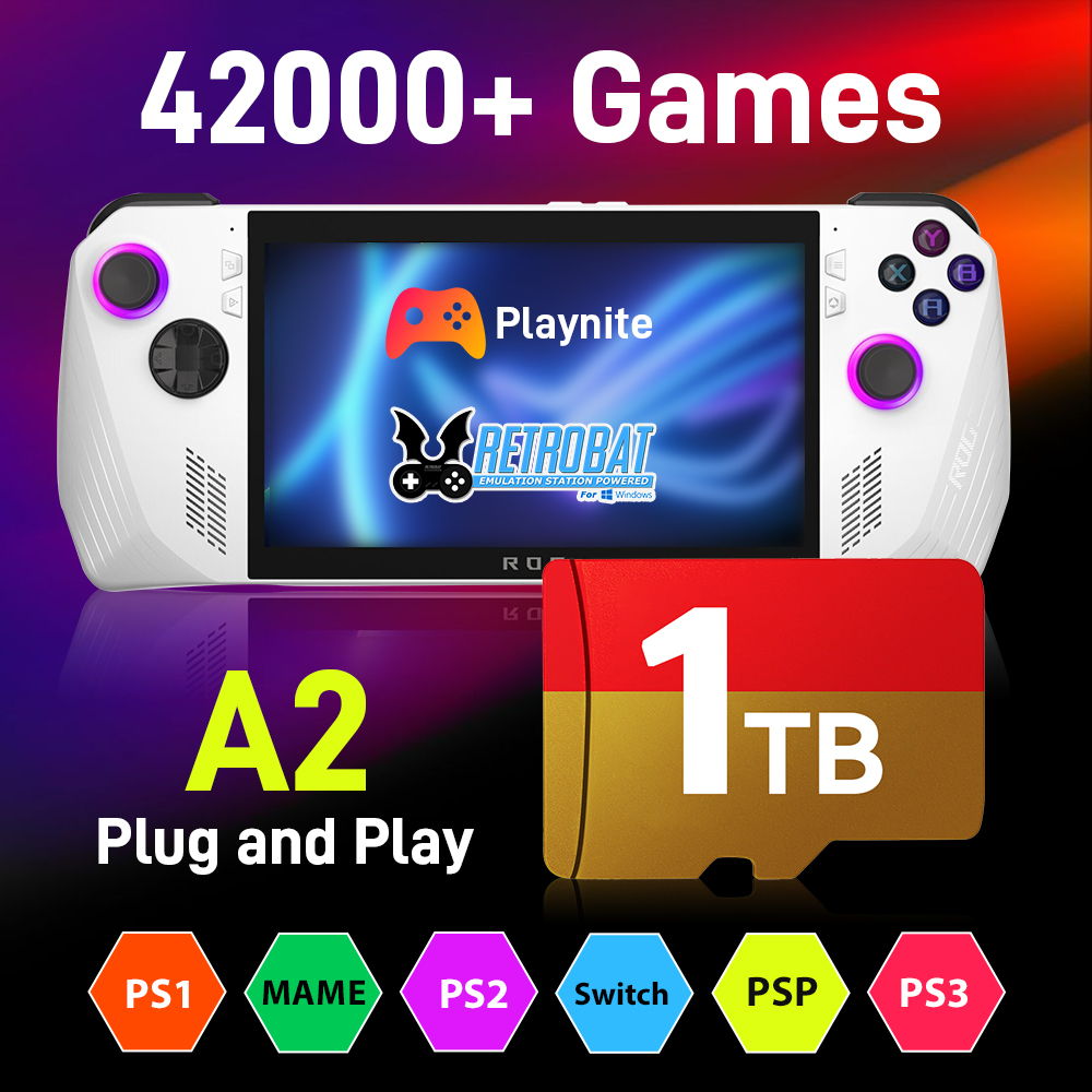 Retro Gaming Ps3 - 1TB Game Card with 42000+ Retro/AAA