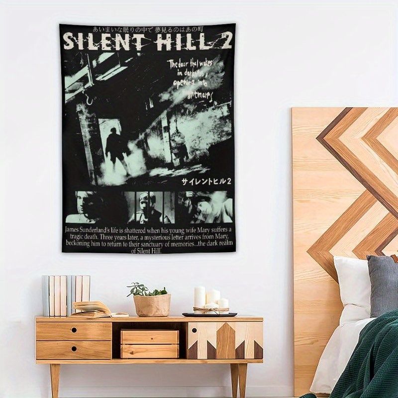 Retro Poster Gaming - VIKAMA Black and White Retro Horror