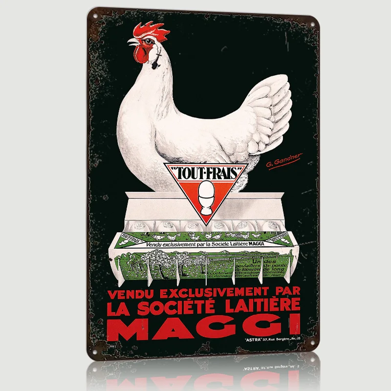 Retro Gaming France - Vintage Eggs France 1900 Poster Customized