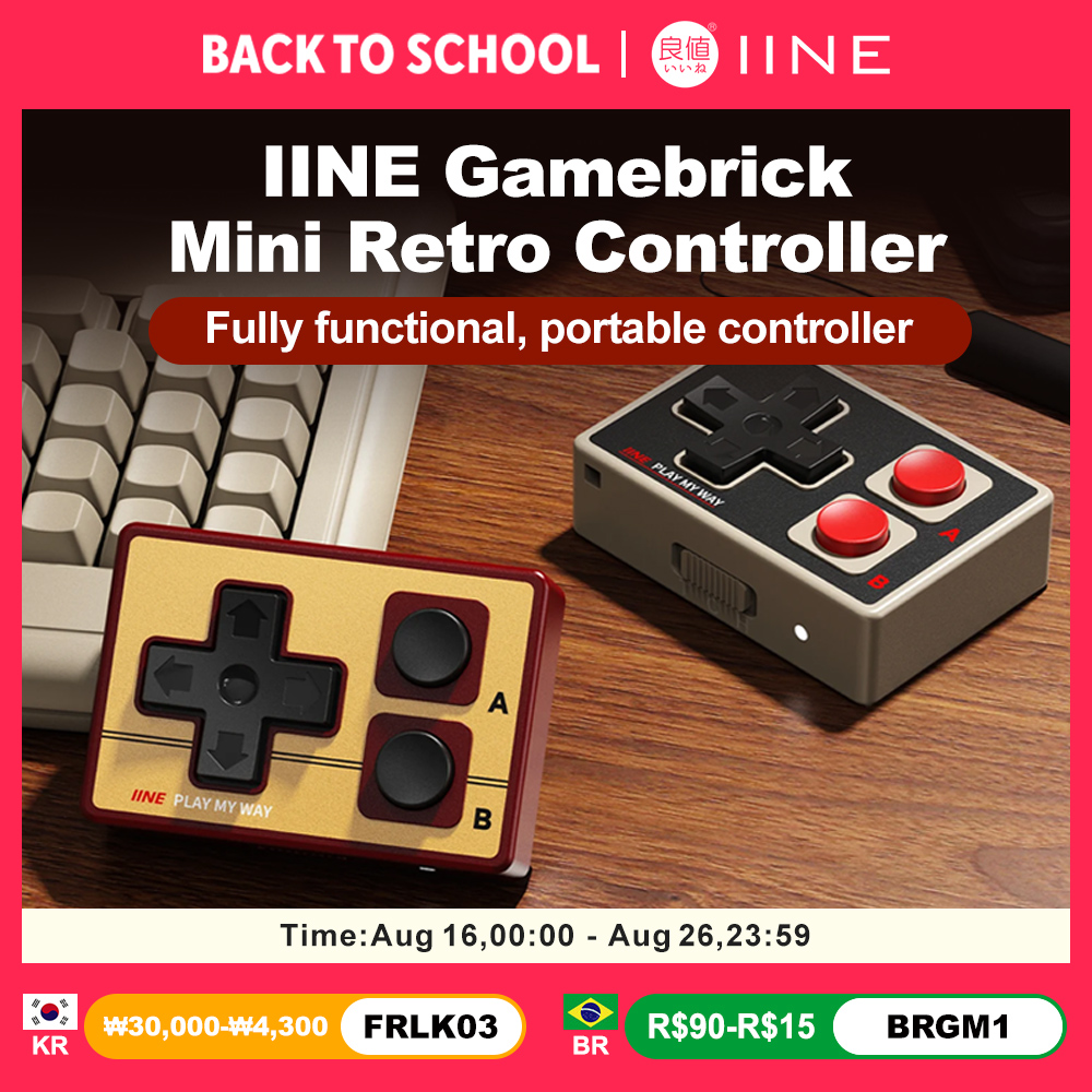 Retro Gaming System - IINE Mini Controller for iOS Android