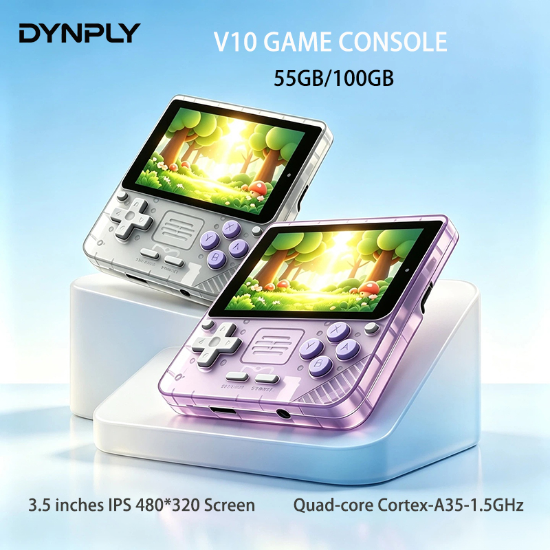 Retro Gaming Images - POWKIDDY V10 3.5-Inch IPS Oca Hd
