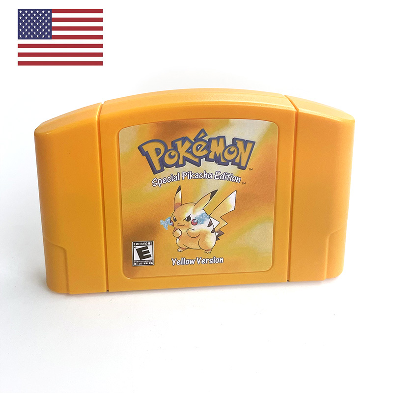 Retro Gaming Fun - USA NTSC Version English Pokemon Yellow