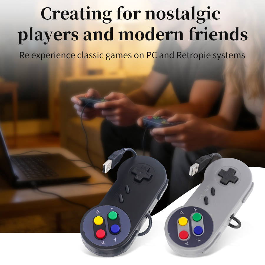 Retro Gaming For Windows - USB Retro Gamepad for PC NESPi