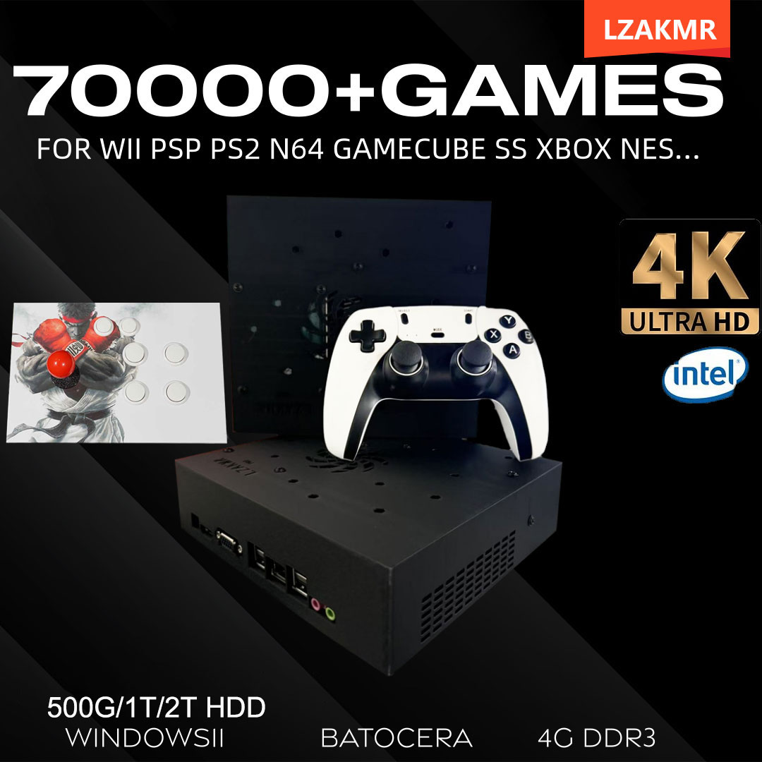 Retro Gaming For Windows - Retro Gaming Console 70000+ Games 2TB