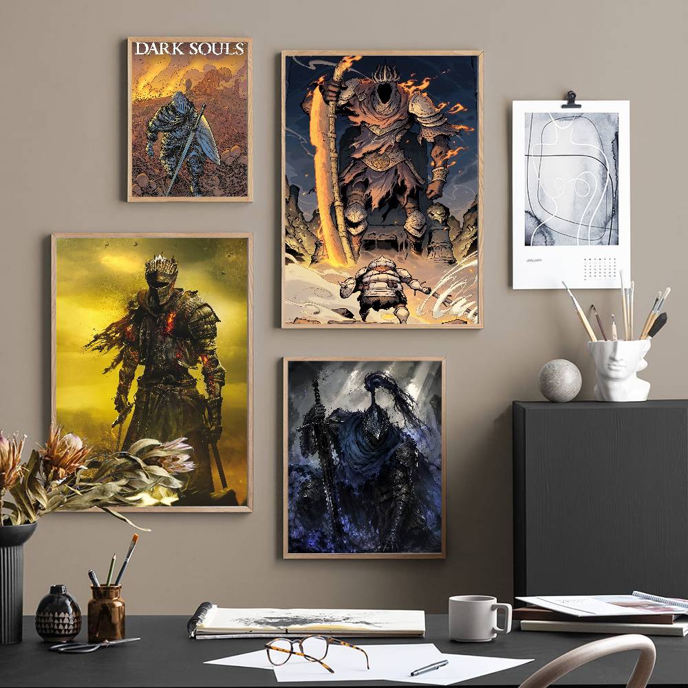 GAME Dark Souls Vintage Poster - Retro Poster Gaming review and price