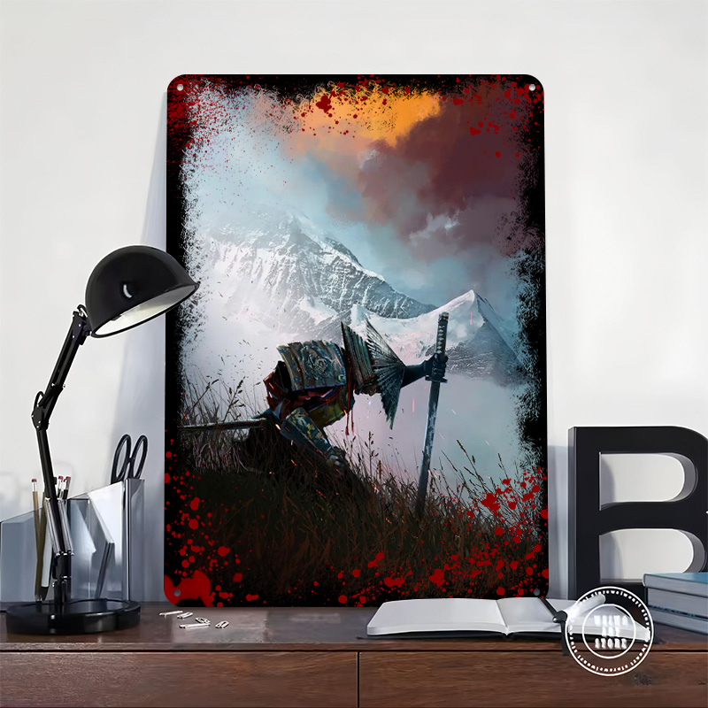 Samurai Pop Art Printed Poster - Retro Poster Gaming review and price