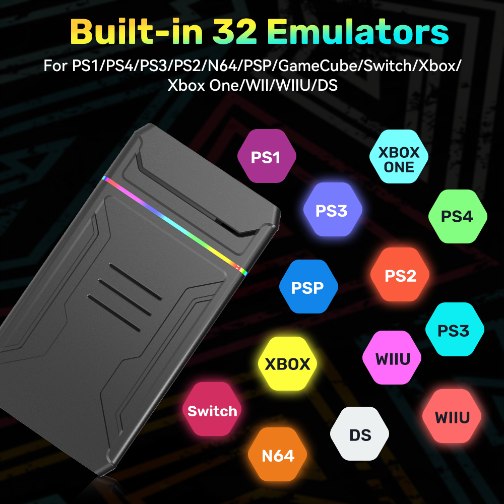 3TB External Retro Game HDD Em - Retro Gaming Xbox review and price