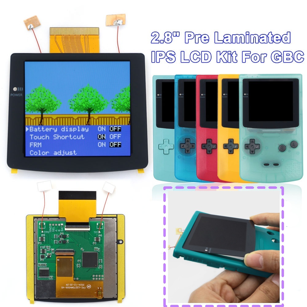 Rechargeable 2.8' IPS Screen L - Retro Gaming Images review and price