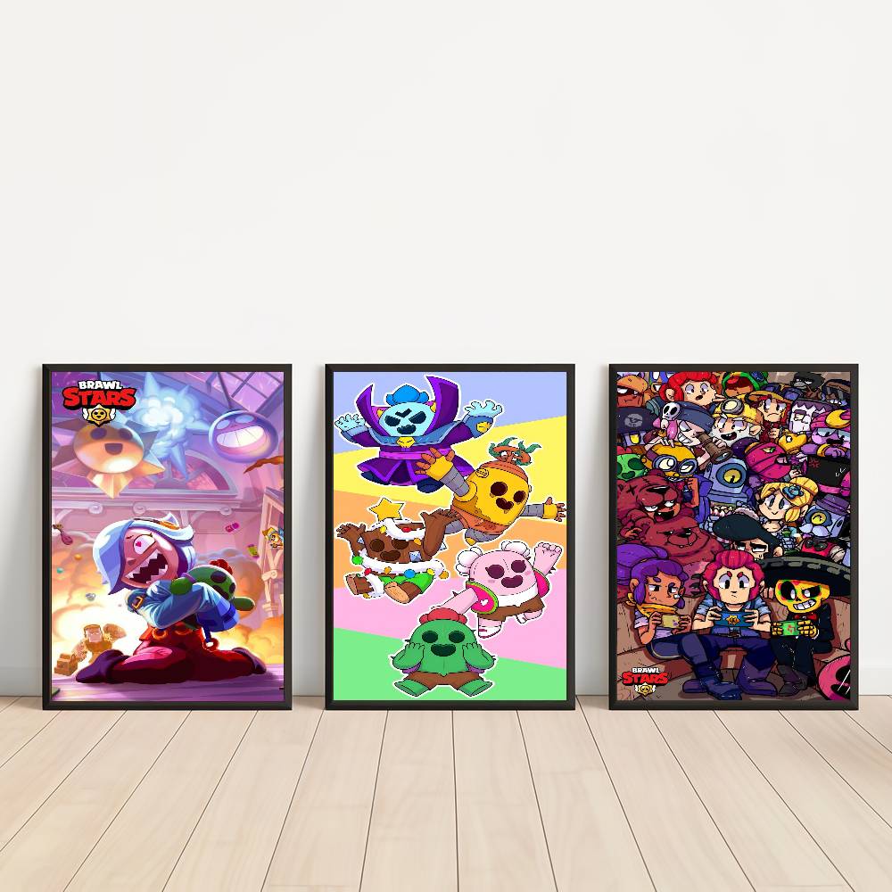 Anime Game Brawl Stars Movie S - Retro Poster Gaming review and price