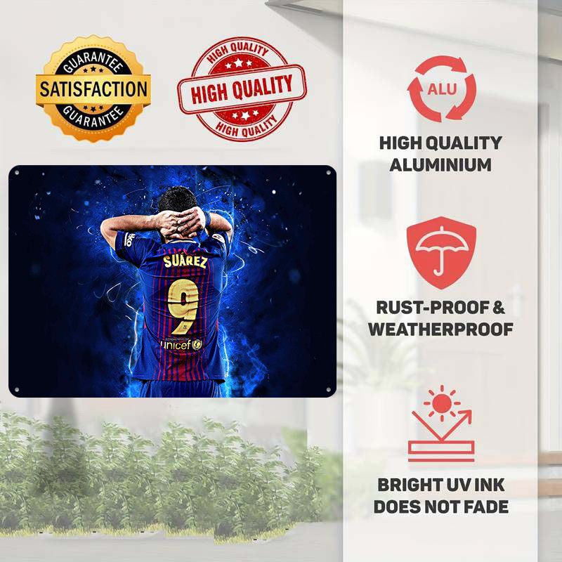 Luis Suarez Football Printed P - Retro Poster Gaming review and price