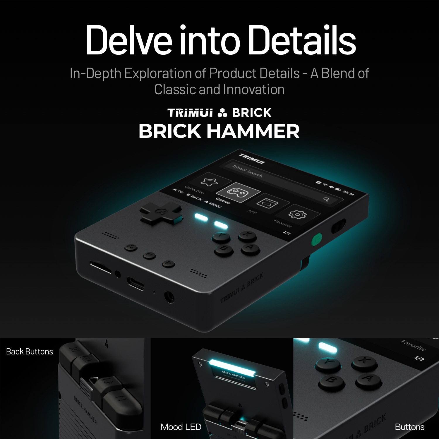 AMPOWN TRIMUI BRICK Metal Retr - Retro Gaming Play Zone review and price