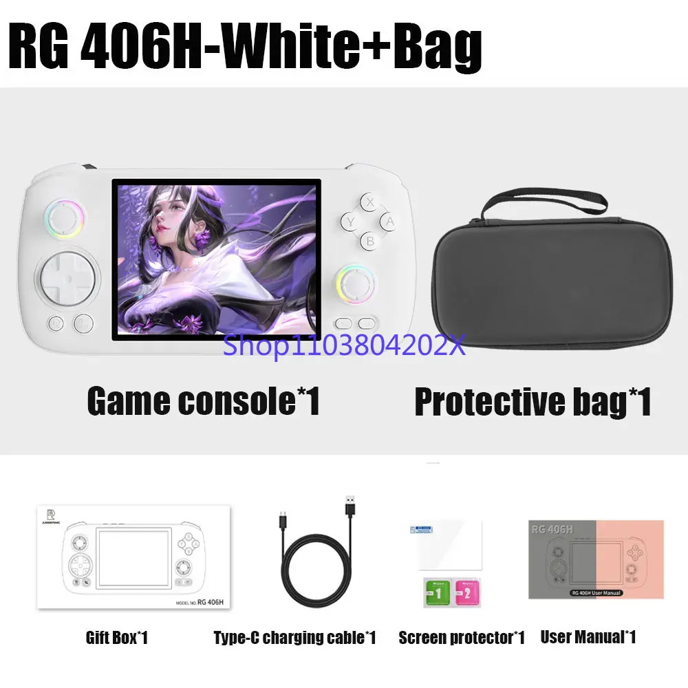 RG406H RG 406H Handheld Game C - Retro Gaming Images review and price