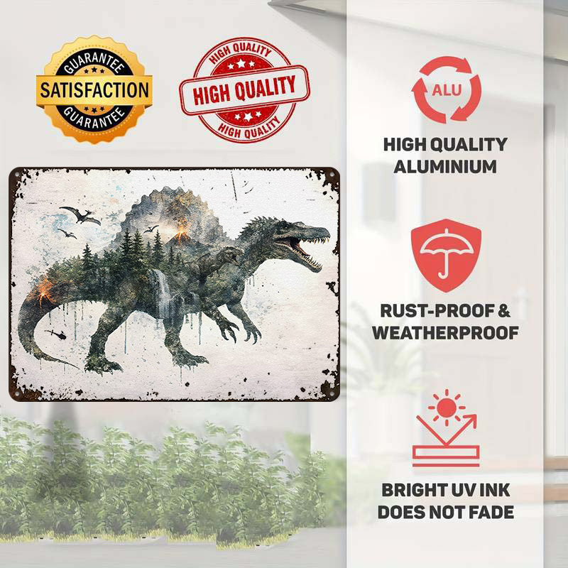Spinosaurus Metal Poster Custo - Retro Poster Gaming review and price