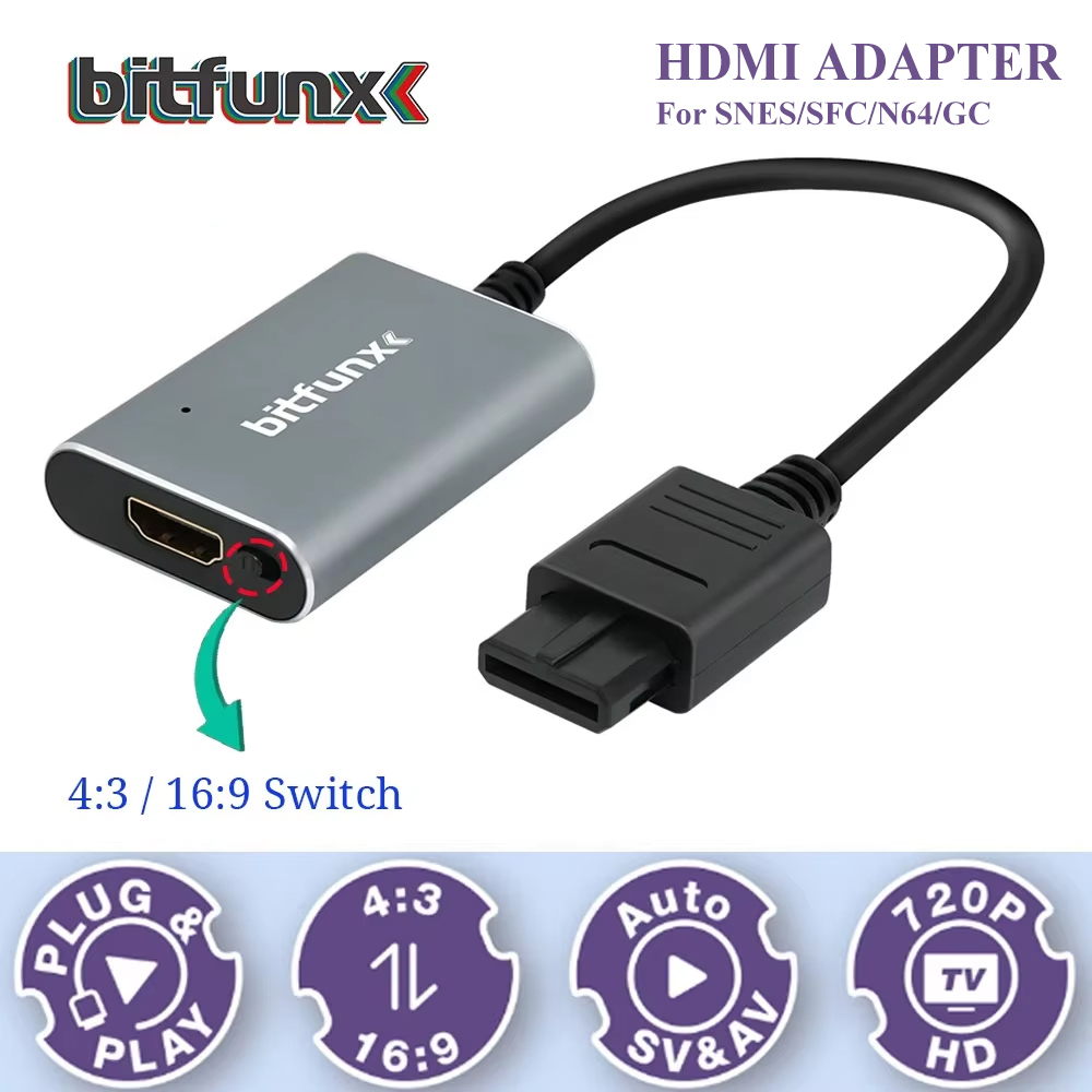 Bitfunx 720P Svideo / AV To HD - Retro Gaming Fun review and price