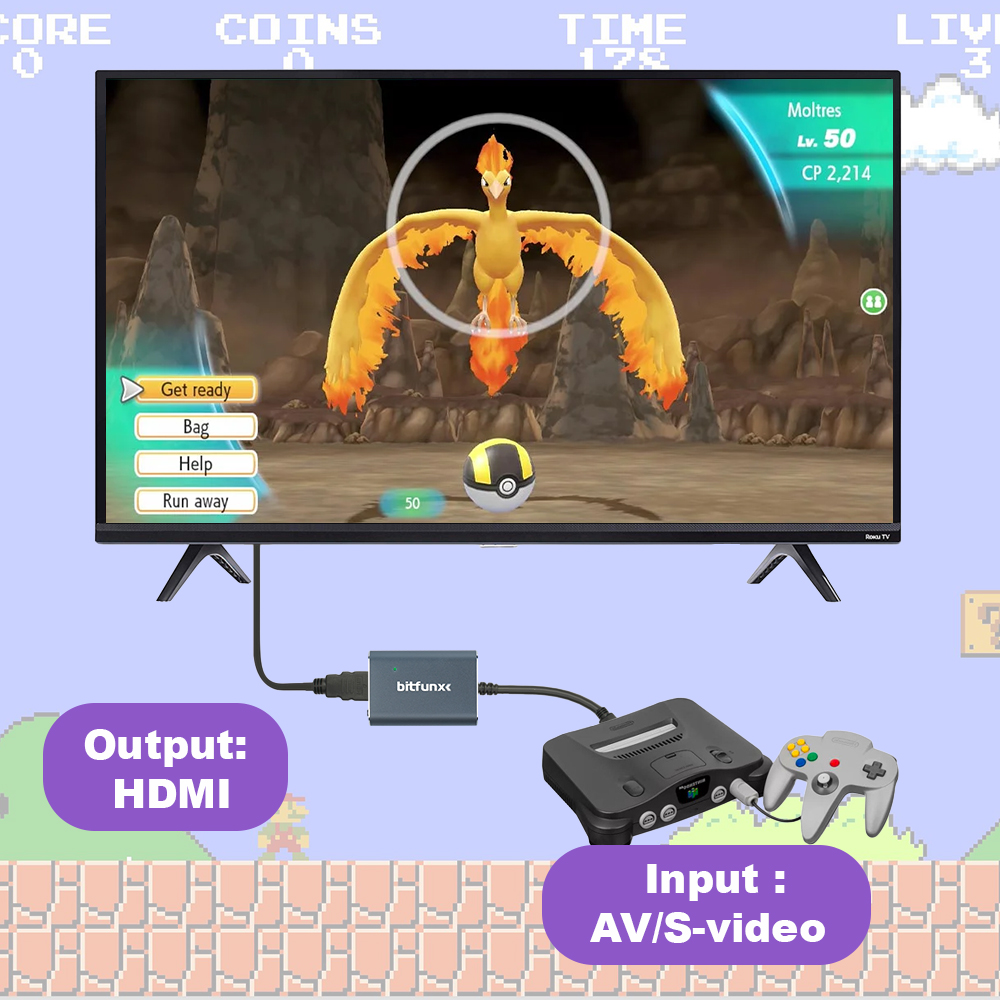 Bitfunx 720P Svideo / AV To HD - Retro Gaming Fun review and price