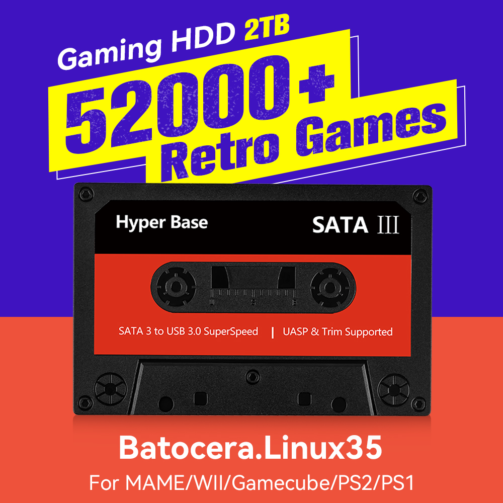 Batocera 500GB/2TB Retro Game  - Retro Gaming Ps3 review and price