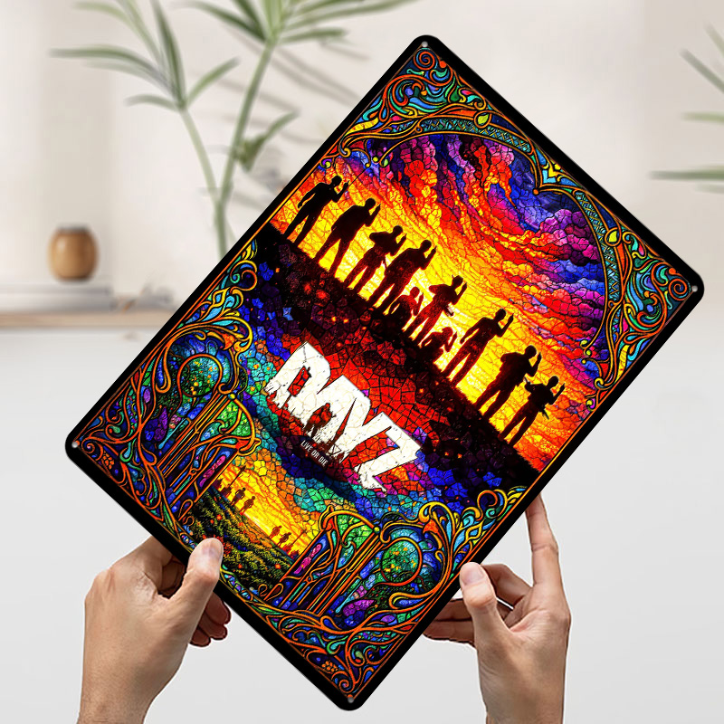 DayZ Stained Glass Tinplate Po - Retro Poster Gaming review and price