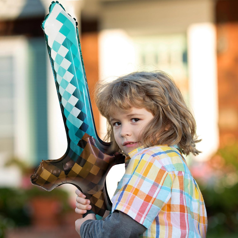 8Pcs Pixel Inflatable Sword My - Retro Gaming Event review and price