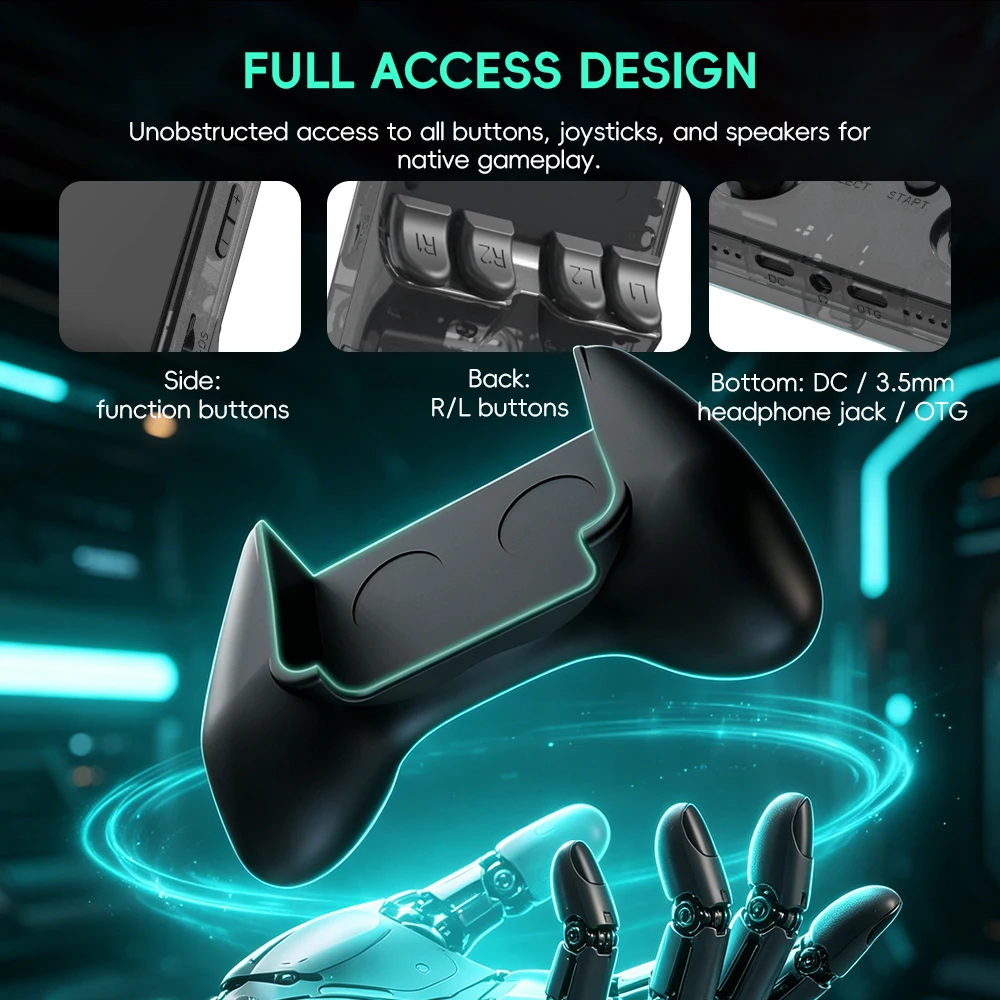 Data Frog R36S Game Grip Ergon - Retro Gaming System review and price