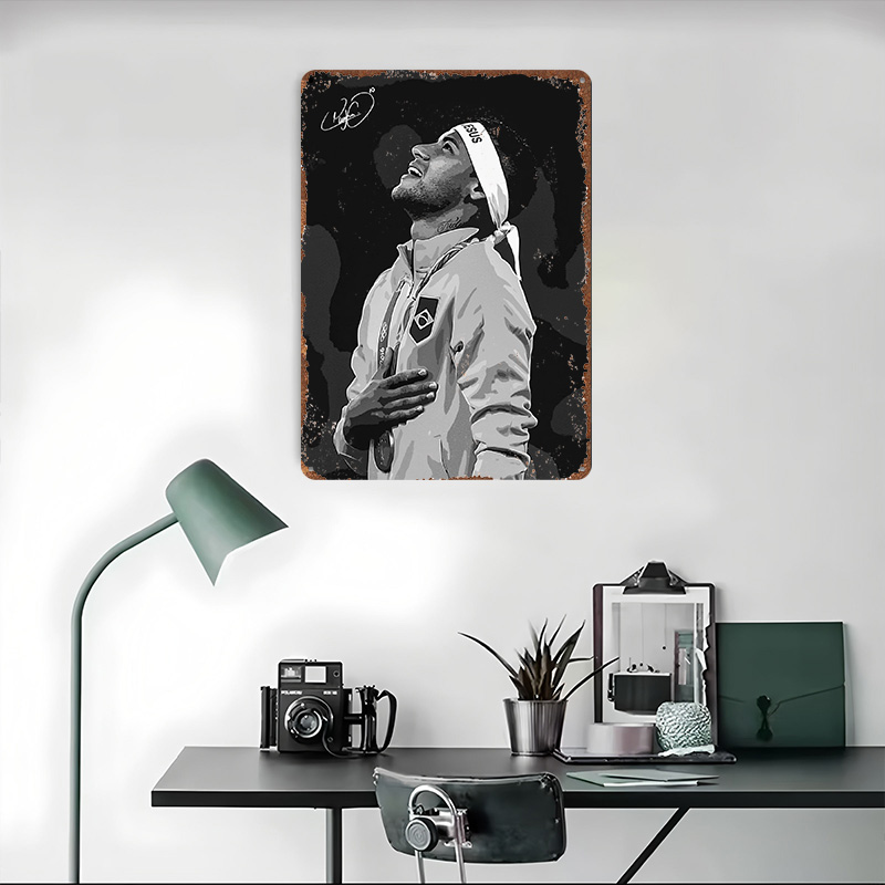 Neymar Jr. Portrait Poster Cus - Retro Poster Gaming review and price
