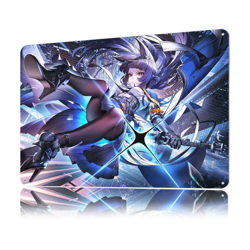 Hoshimi Miyabi Zenless Zone Ze - Retro Poster Gaming review and price