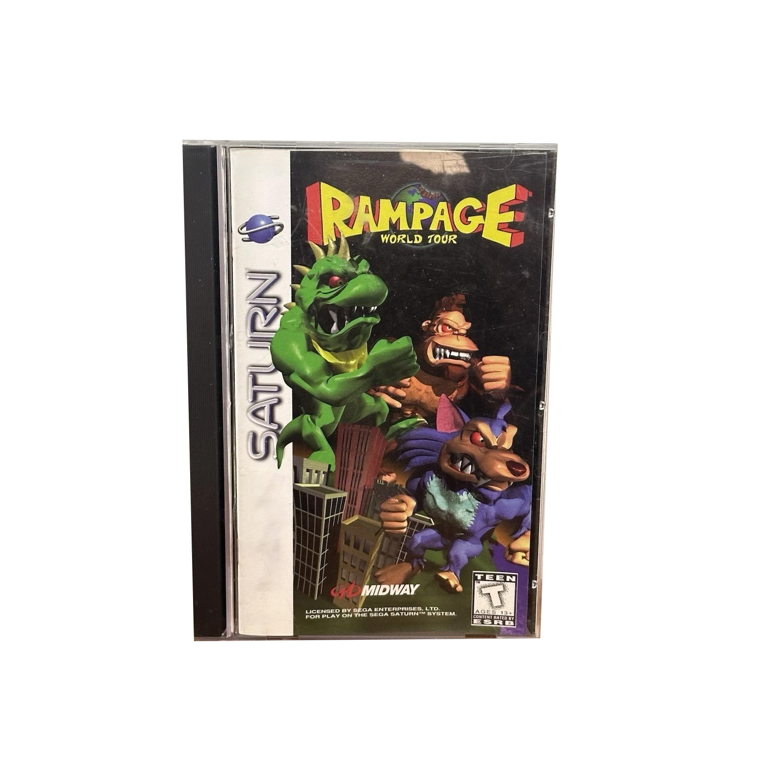 Saturn Copy Disc Game rampage  - Retro Gaming Qss review and price