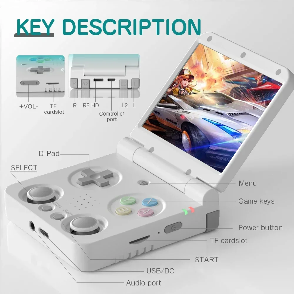MIYOO Flip V2 Handheld Game Co - Retro Gaming Os Linux review and price