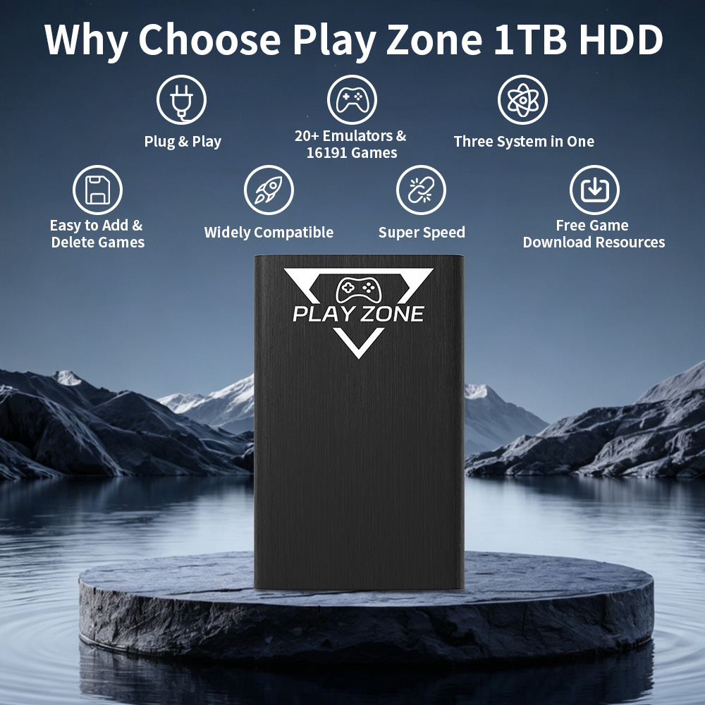 Play Zone 1TB Portable Gaming  - Retro Gaming Ps3 review and price