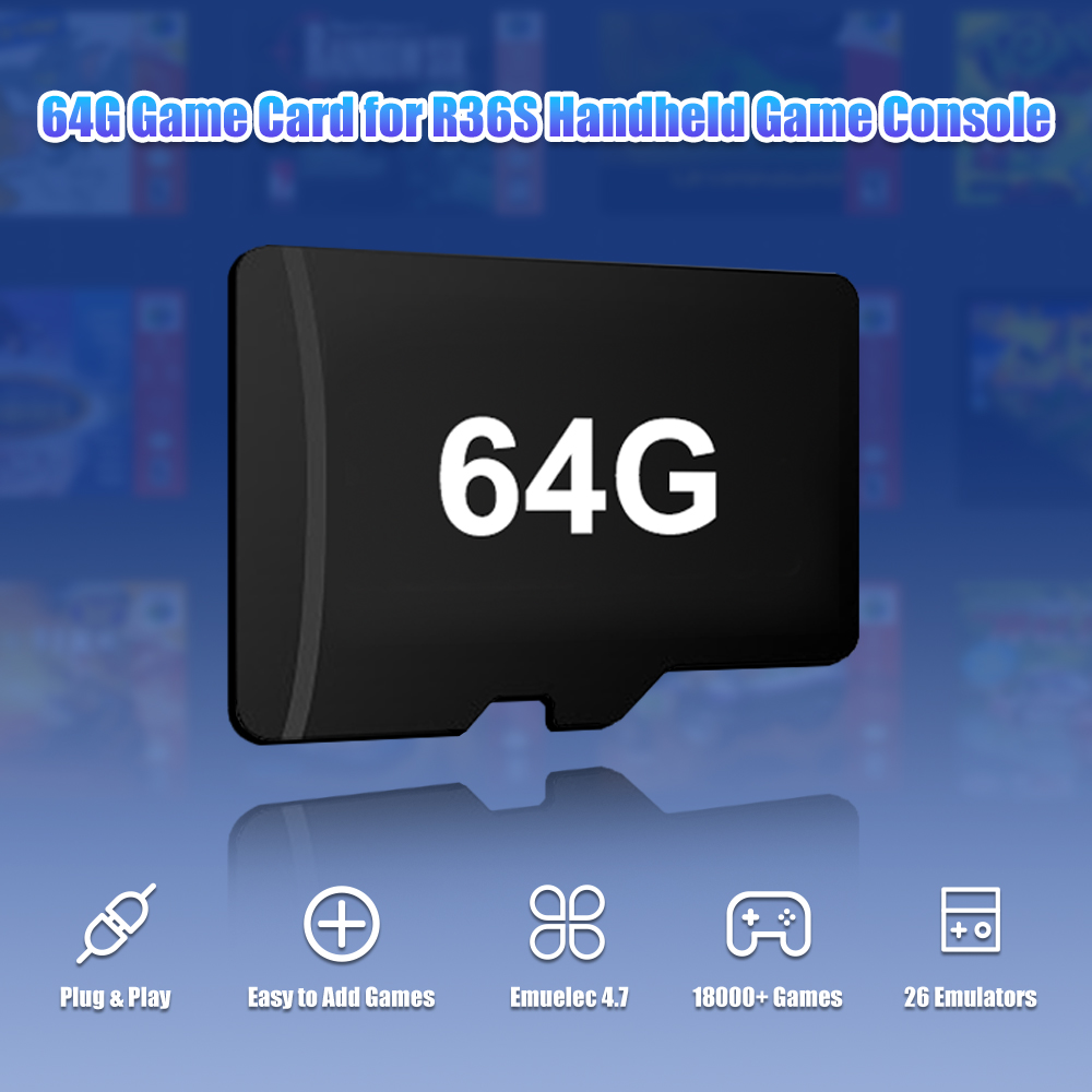 64G Game TF Card for R36S Vide - Retro Gaming Qss review and price