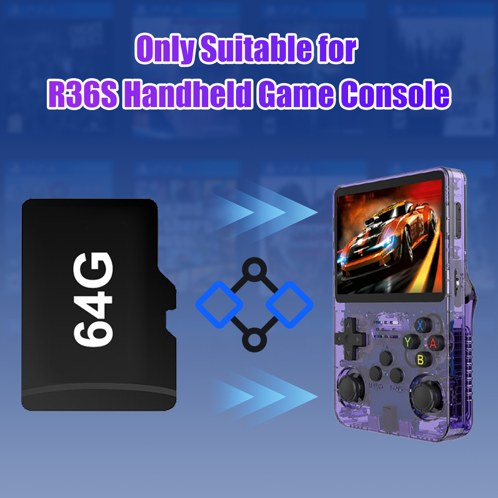 64G Game TF Card for R36S Vide - Retro Gaming Qss review and price