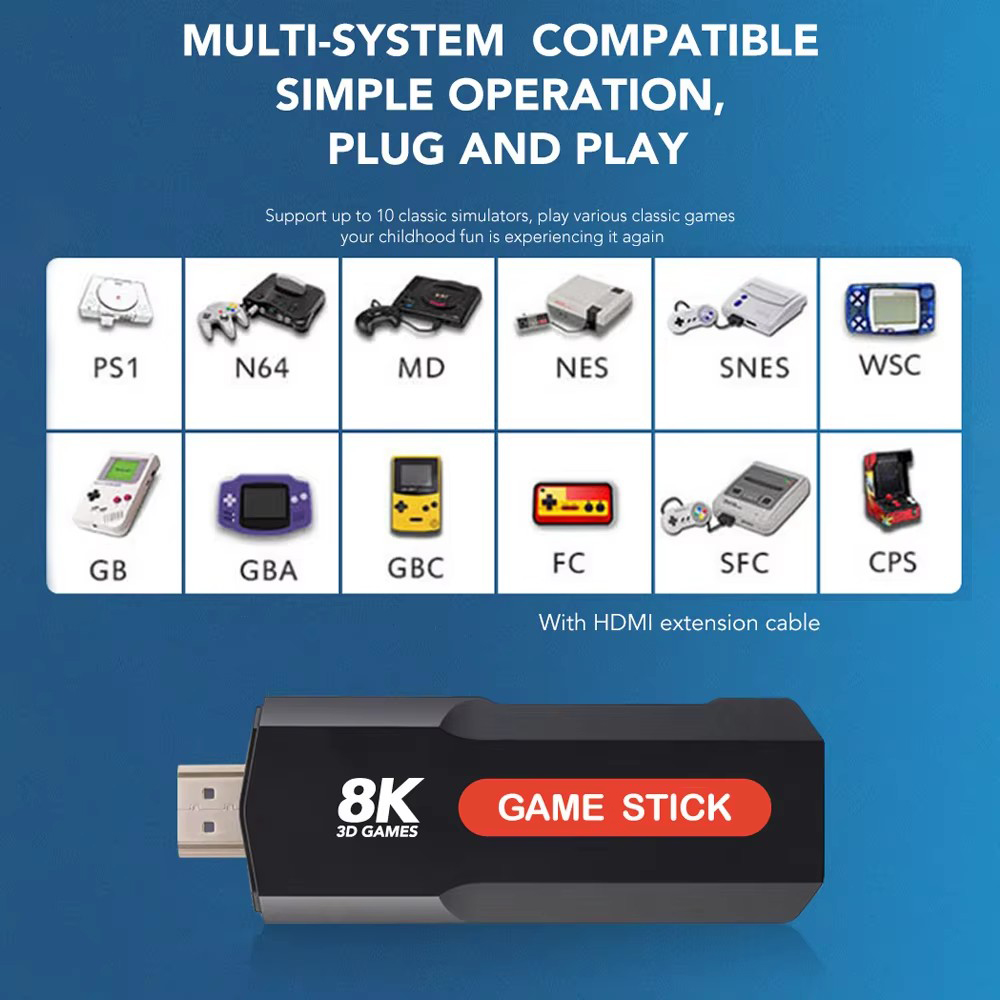 X2 Game Stick HD 4K 8K 3D Cons - Retro Gaming Play Zone review and price