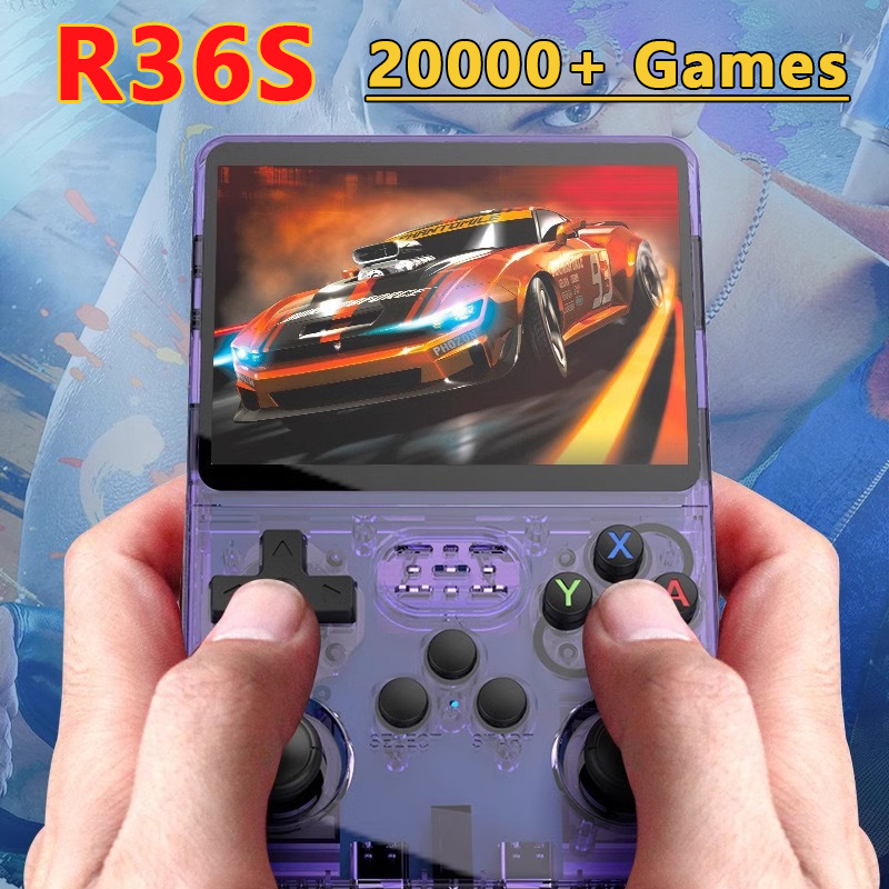 NEW R36S Retro Handheld Game C - Retro Gaming Os Linux review and price