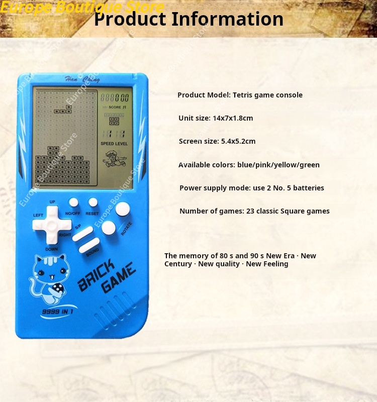 Large Screen Kids Handheld Gam - Retro Gaming System review and price