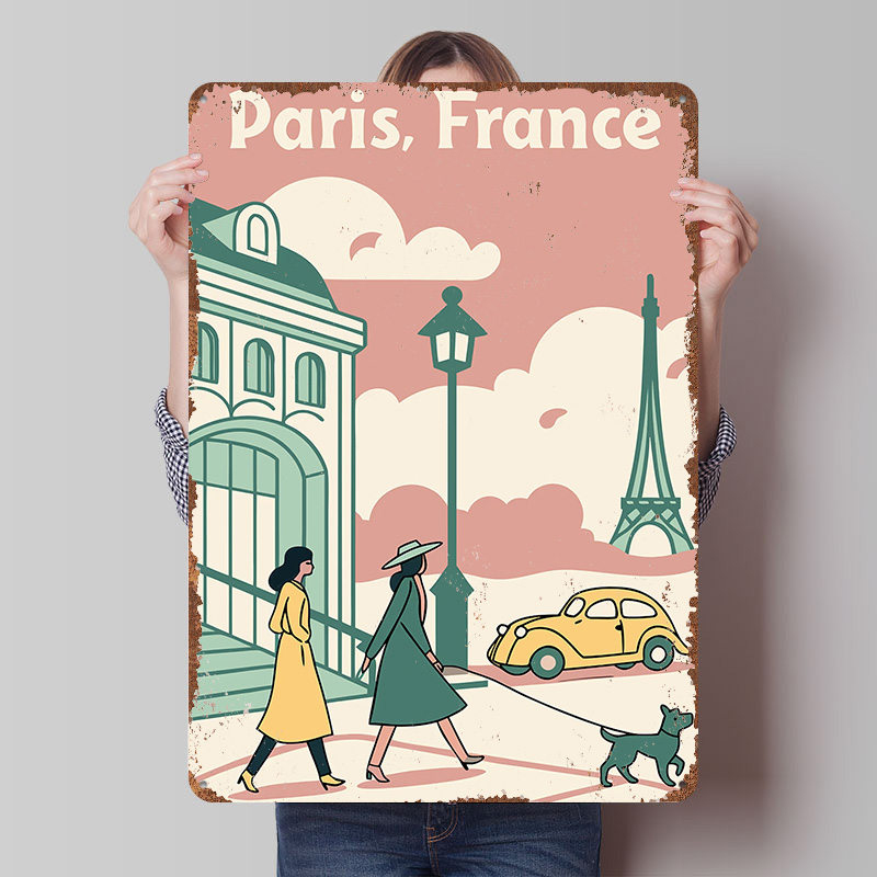Paris France Travel Printed Po - Retro Gaming France review and price